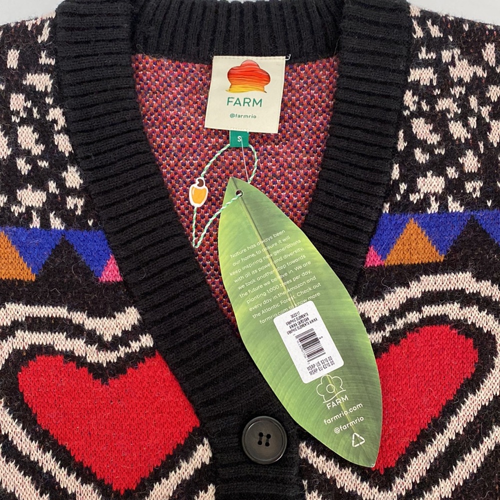 FARM Rio Multicolor Patterned Cardigan - Picture 7 of 16